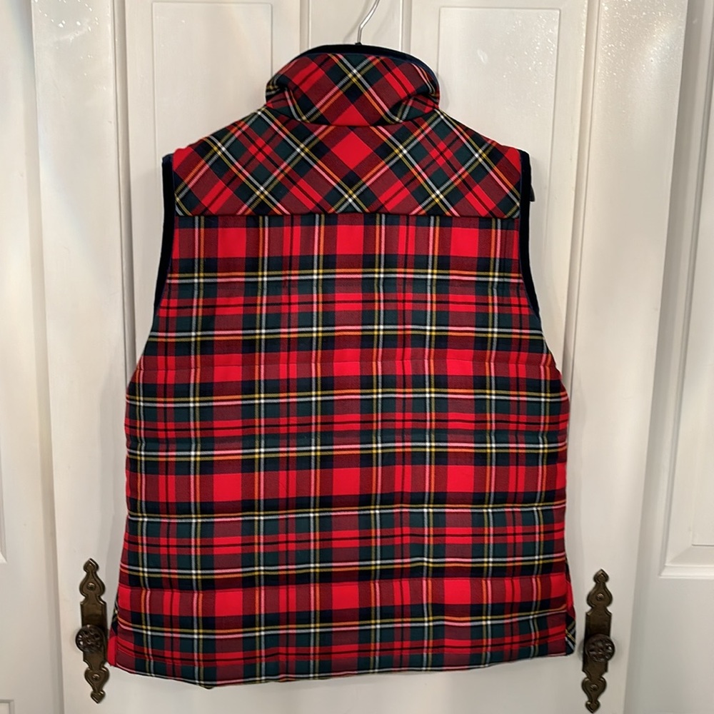 J. Crew Holiday Plaid Vest View 6